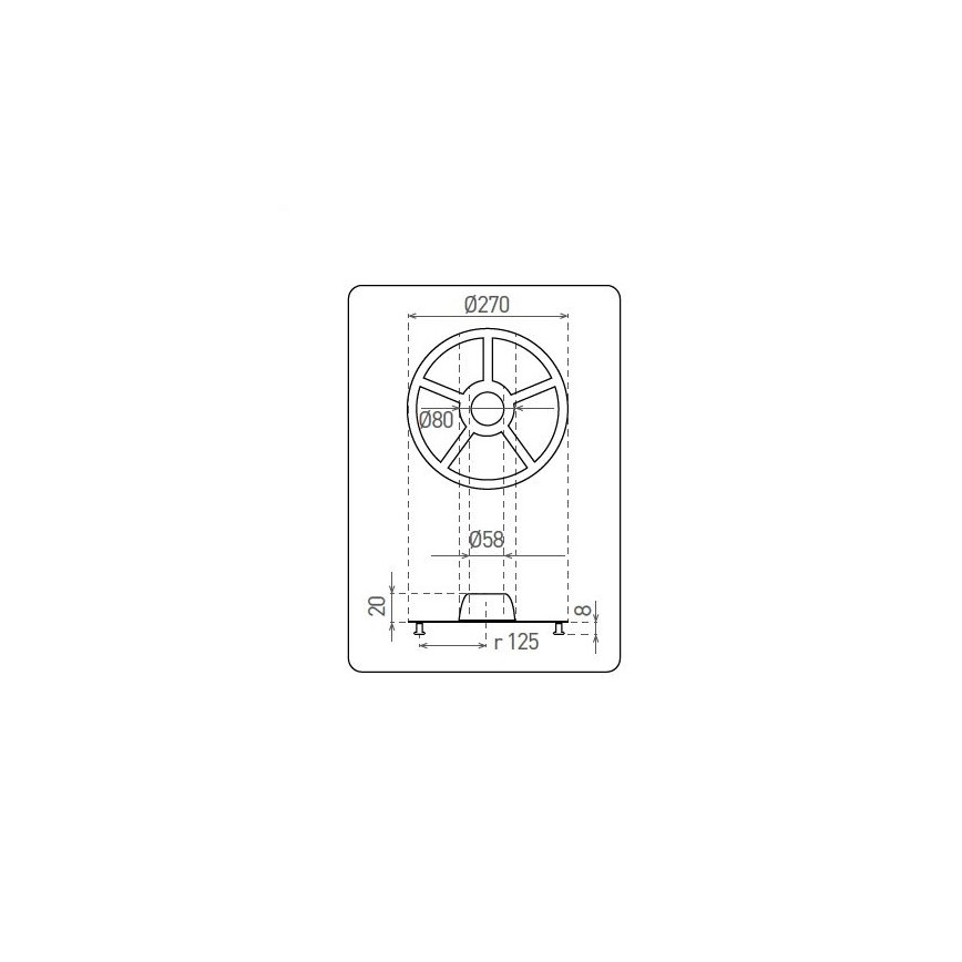 LED Moduł LED/22W/230V
