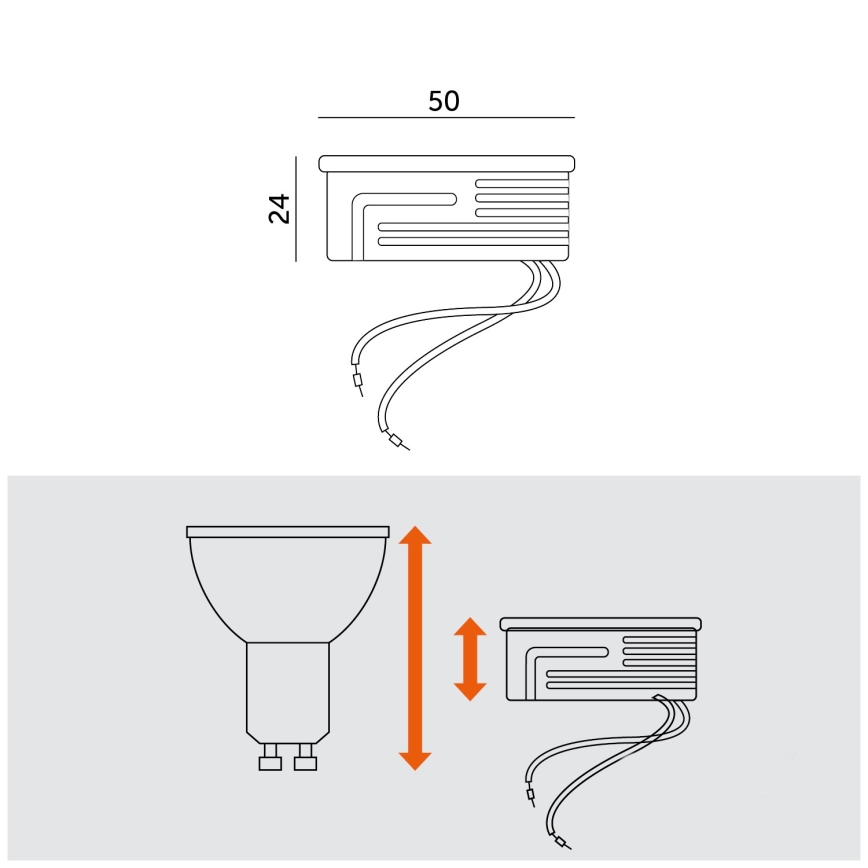 LED Moduł LED/6,5W/230V 3000K