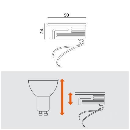 LED Moduł LED/6,5W/230V 4000K