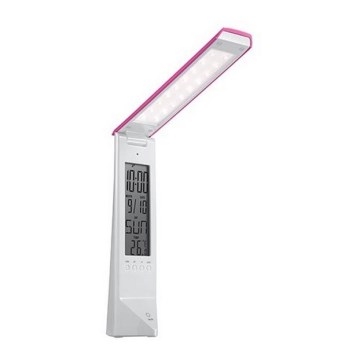 LED Multyfunkcyjna lampa stołowa DAISY LED/1,6W/USB biało-różowa LED Multyfunkcyjna lampa stołowa DAISY LED/1,6W/USB biało-różowa
