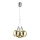 LED na lince BALLS 3xLED/5W230V złoty/matowy chrom