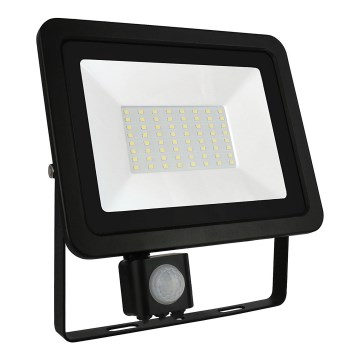 LED Naświelacz zewnętrzny z czujnikiem NOCTIS LUX 2 LED/50W/230V 6000K IP44 czarny