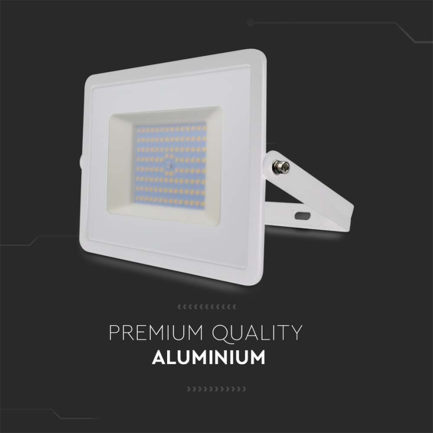 LED Naświetlacz LED/100W/230V 4000K IP65 białe