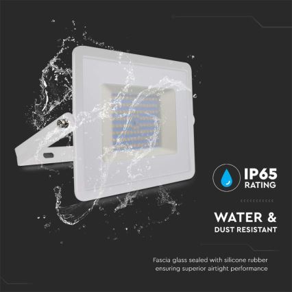 LED Naświetlacz LED/100W/230V 4000K IP65 białe