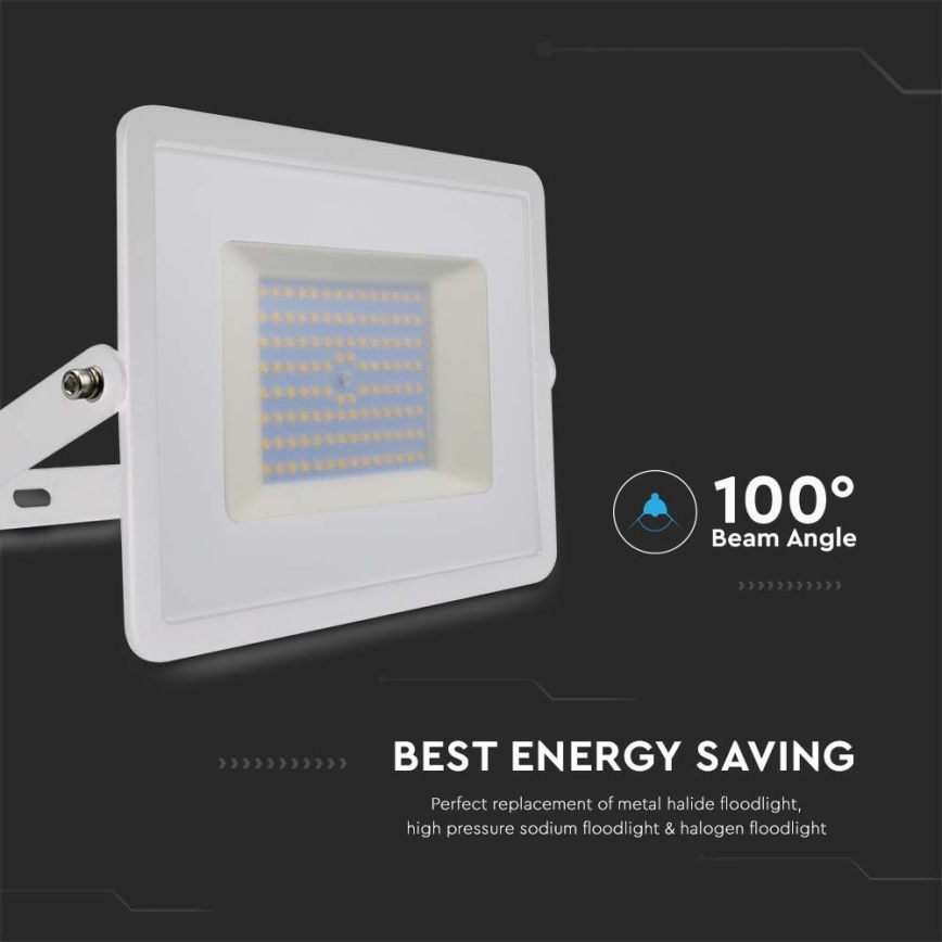 LED Naświetlacz LED/100W/230V 4000K IP65 białe