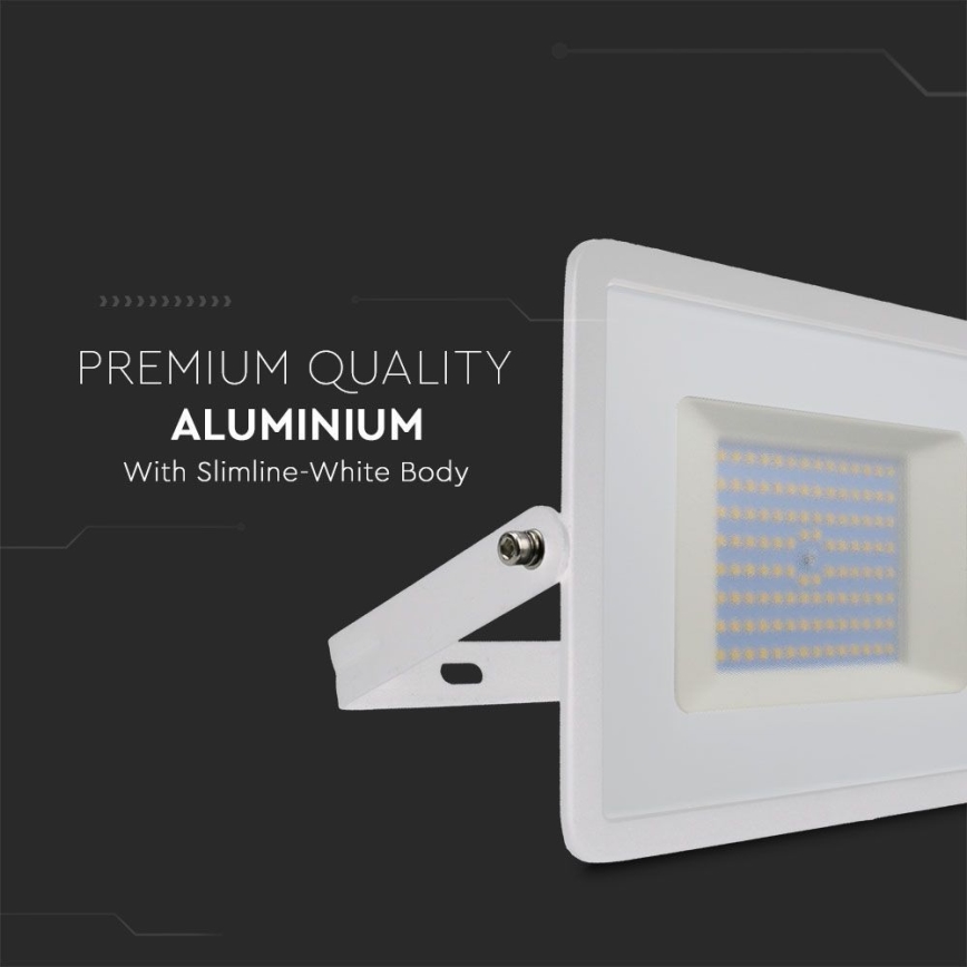 LED Naświetlacz LED/100W/230V 6500K IP65 biały