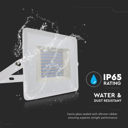 LED Naświetlacz LED/100W/230V 6500K IP65 biały