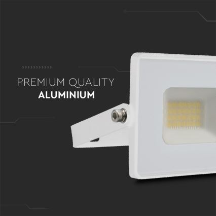 LED Naświetlacz LED/20W/230V 4000K IP65 biały