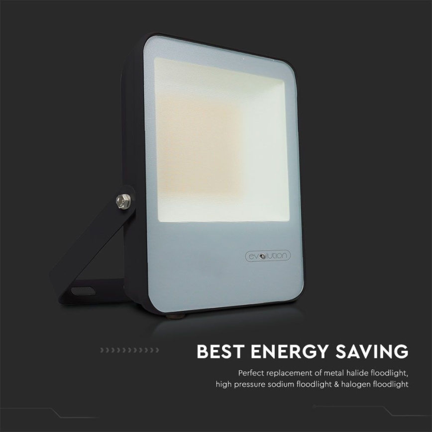 LED Naświetlacz LED/30W/230V 6400K IP65 czarny