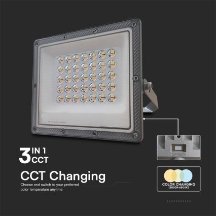 LED Naświetlacz LED/30W/230V IP65 3000/4000/6500K