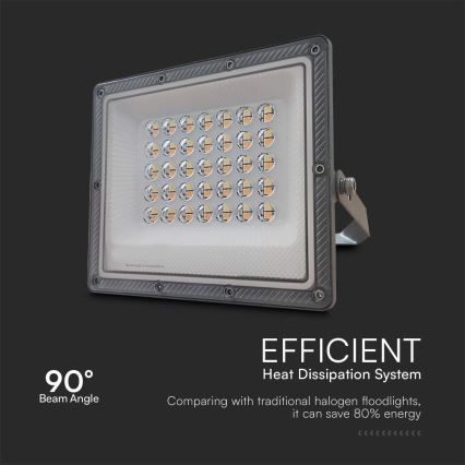 LED Naświetlacz LED/30W/230V IP65 3000/4000/6500K