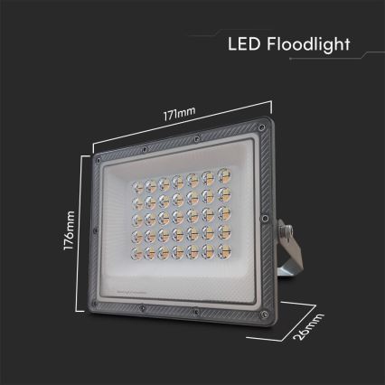 LED Naświetlacz LED/30W/230V IP65 3000/4000/6500K