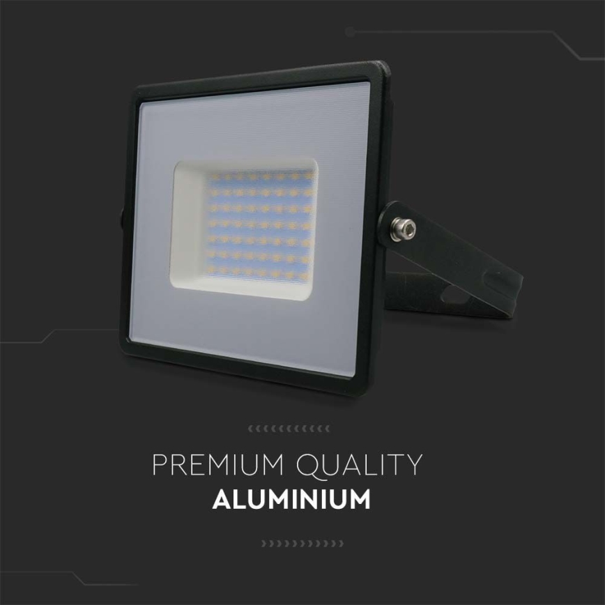 LED Naświetlacz LED/50W/230V 4000K IP65 czarne