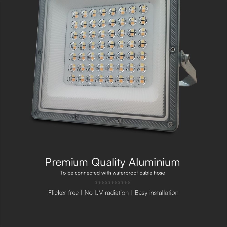 LED Naświetlacz LED/50W/230V IP65 3000/4000/6500K szary