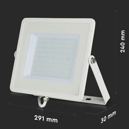 LED Naświetlacz SAMSUNG CHIP LED/100W/230V 3000K IP65 biały