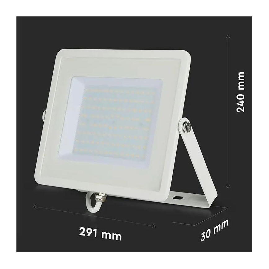 LED Naświetlacz SAMSUNG CHIP LED/100W/230V 3000K IP65 biały