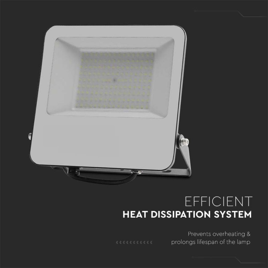 LED Naświetlacz SAMSUNG CHIP LED/100W/230V 4000K IP65 czarny