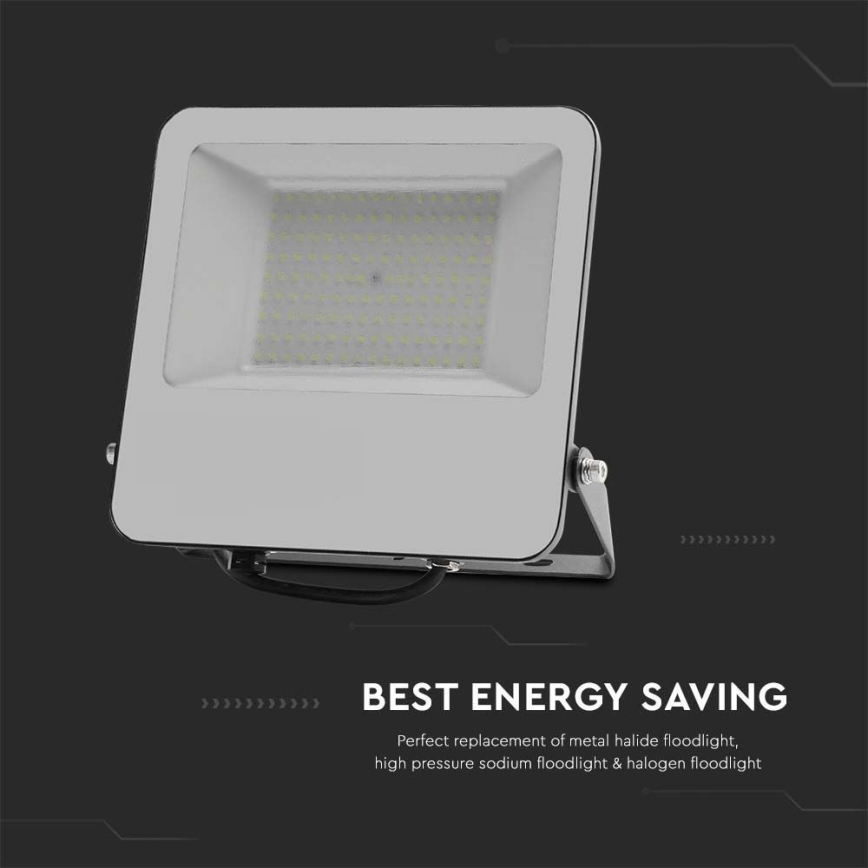LED Naświetlacz SAMSUNG CHIP LED/100W/230V 4000K IP65 czarny