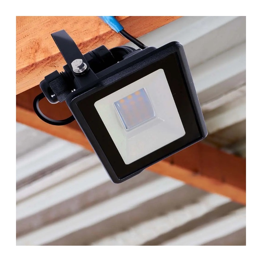 LED Naświetlacz SAMSUNG CHIP LED/10W/230V IP65 6500K czarny