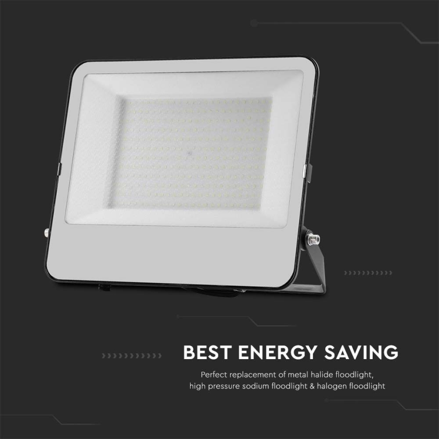 LED Naświetlacz SAMSUNG CHIP LED/200W/230V 4000K IP65 czarny