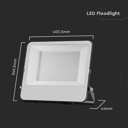 LED Naświetlacz SAMSUNG CHIP LED/200W/230V 4000K IP65 czarny