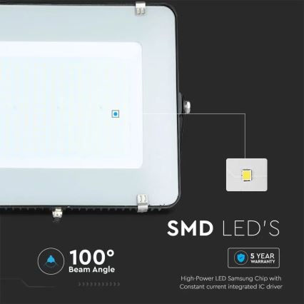 LED Naświetlacz SAMSUNG CHIP LED/200W/230V 6400K IP65