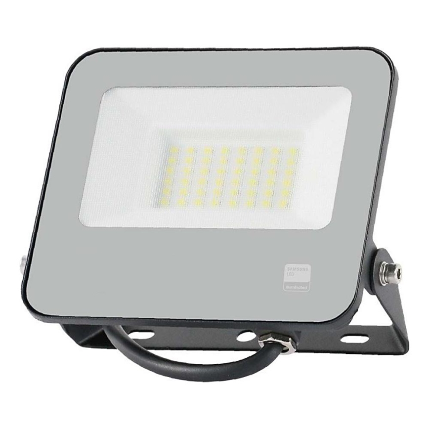LED Naświetlacz SAMSUNG CHIP LED/30W/230V 4000K IP65 czarny