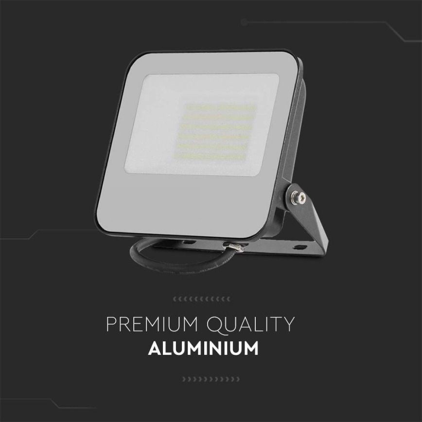 LED Naświetlacz SAMSUNG CHIP LED/30W/230V 4000K IP65 czarny