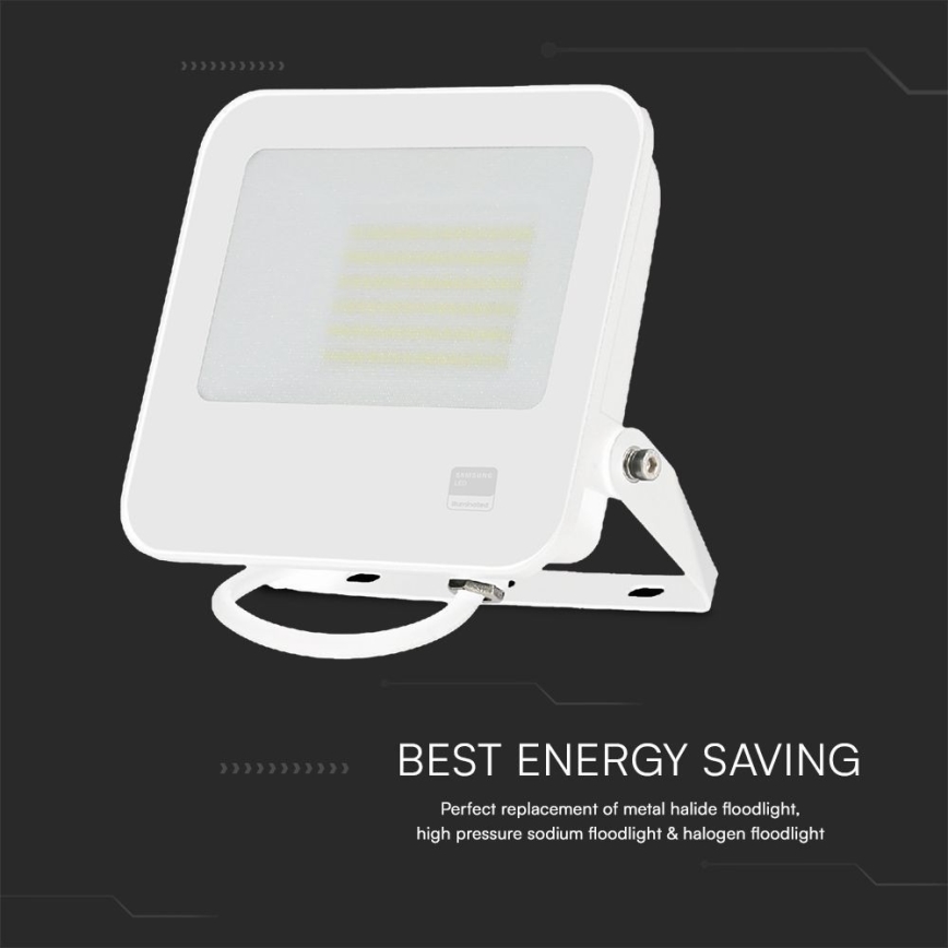 LED Naświetlacz SAMSUNG CHIP LED/50W/230V 6500K IP65 biały