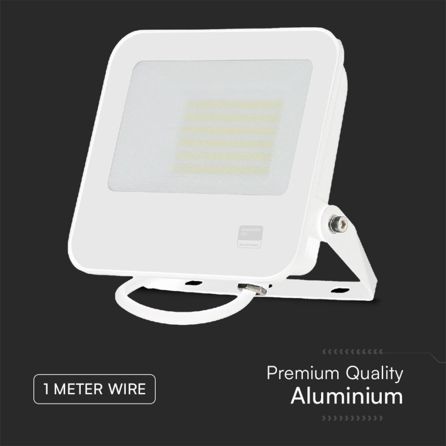 LED Naświetlacz SAMSUNG CHIP LED/50W/230V 6500K IP65 biały