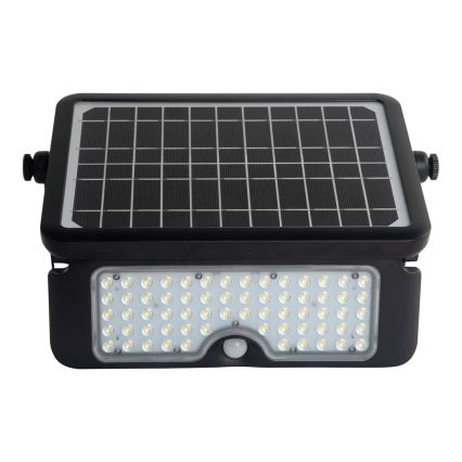 LED Naświetlacz solarny z czujnikiem ruchu i zmierzchu EPAD LED/10W/3000 mAh 7,4V 4000K IP65