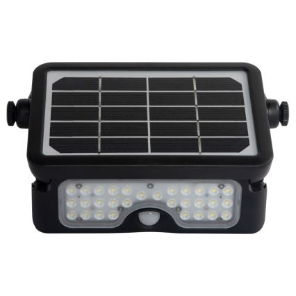 LED Naświetlacz solarny z czujnikiem ruchu i zmierzchu EPAD LED/5W/3000 mAh 3,7V 4000K IP65