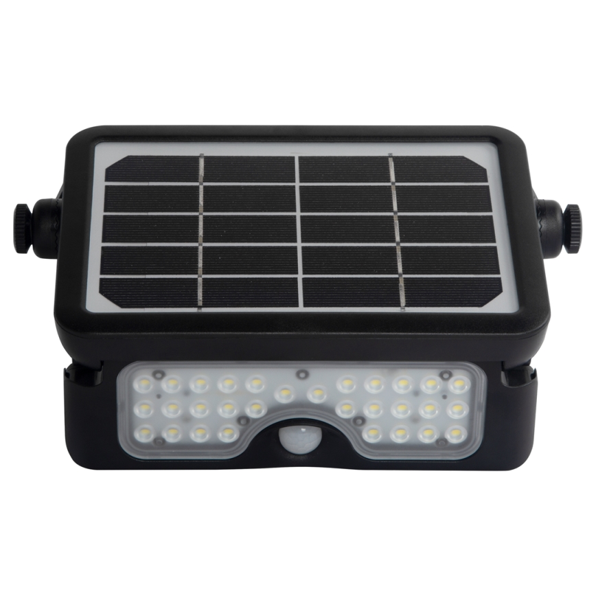 LED Naświetlacz solarny z czujnikiem ruchu i zmierzchu EPAD LED/5W/3000 mAh 3,7V 4000K IP65