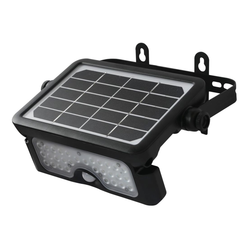 LED Naświetlacz solarny z czujnikiem ruchu i zmierzchu EPAD LED/5W/3000 mAh 3,7V 4000K IP65