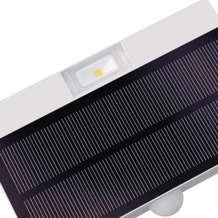 LED Naświetlacz solarny z czujnikiem ruchu LED/3,7V 1200mAh 4000K IP65 biały