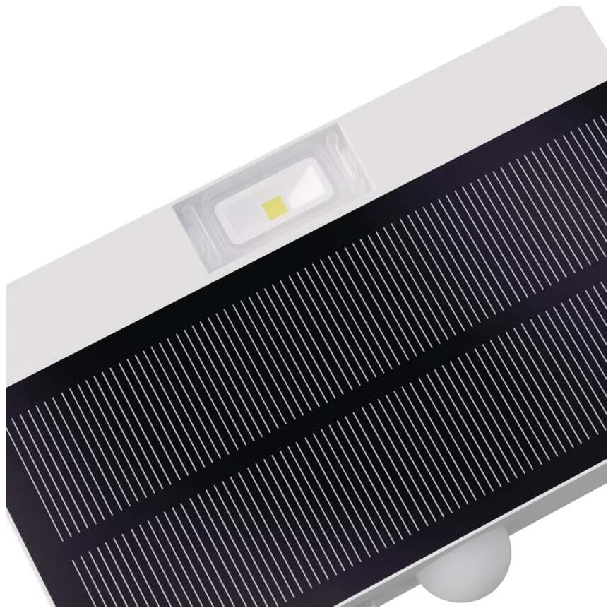LED Naświetlacz solarny z czujnikiem ruchu LED/3,7V 1200mAh 4000K IP65 biały