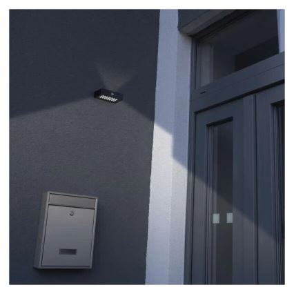 LED Naświetlacz solarny z czujnikiem ruchu LED/3,7V 1200mAh 4000K IP65 czarny