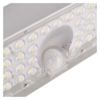 LED Naświetlacz solarny z czujnikiem ruchu LED/3,7V 3000mAh 4000K IP65 biały