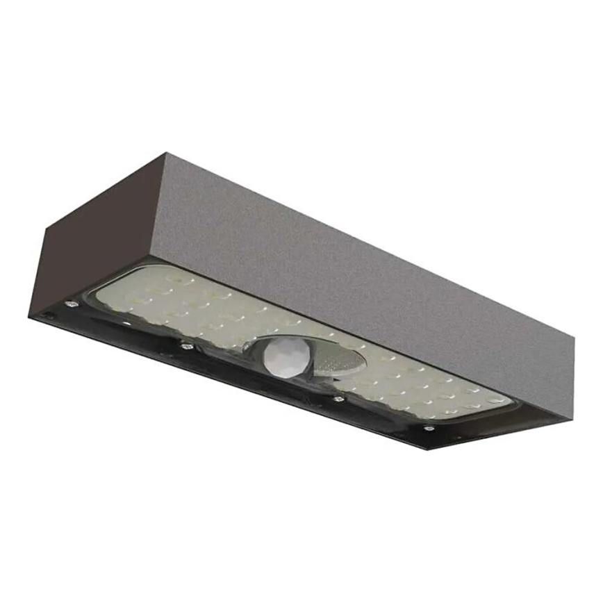LED Naświetlacz solarny z czujnikiem ruchu LED/3,7V 3000mAh 4000K IP65 czarny