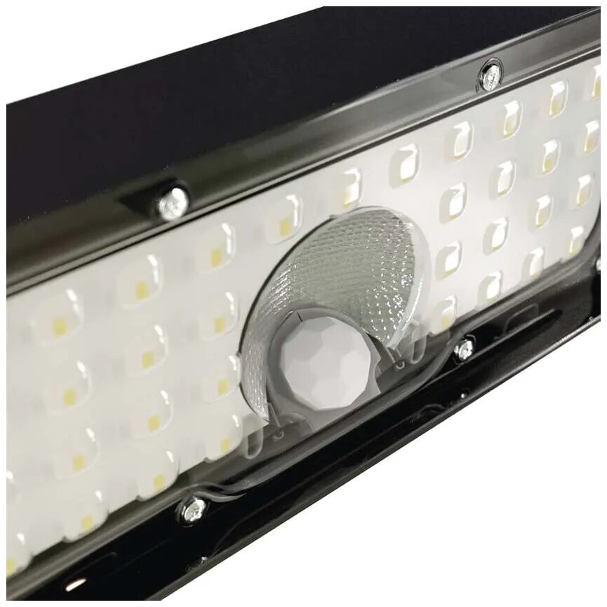 LED Naświetlacz solarny z czujnikiem ruchu LED/3,7V 3000mAh 4000K IP65 czarny