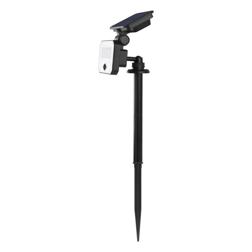 LED Naświetlacz solarny z czujnikiem ruchu SPILO LED/3,7V 3600mAh 3000K IP54 + zdalne sterowanie