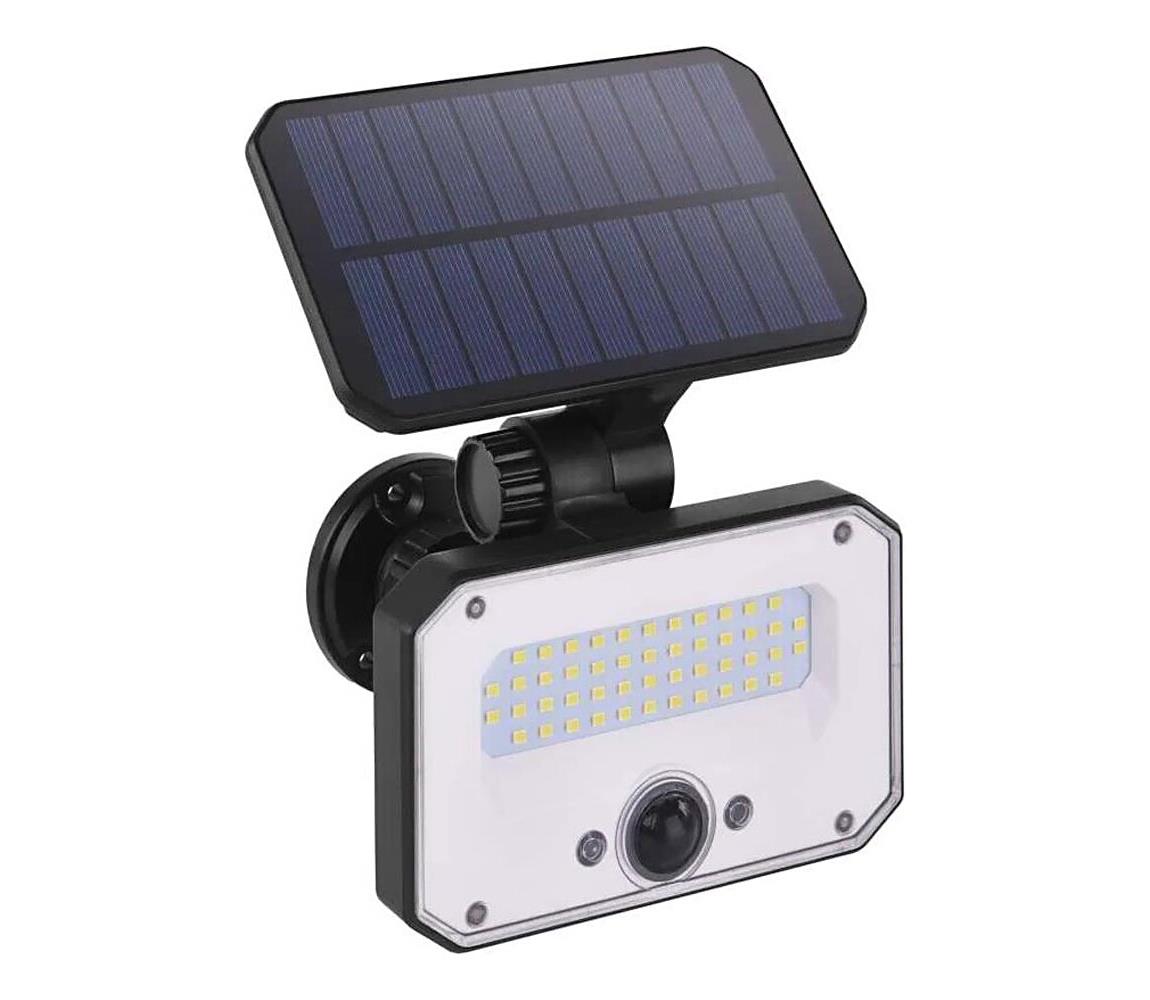 LED Naświetlacz solarny z czujnikiem ruchu SPILO LED/3,7V 3600mAh 4000K IP54 + pilot