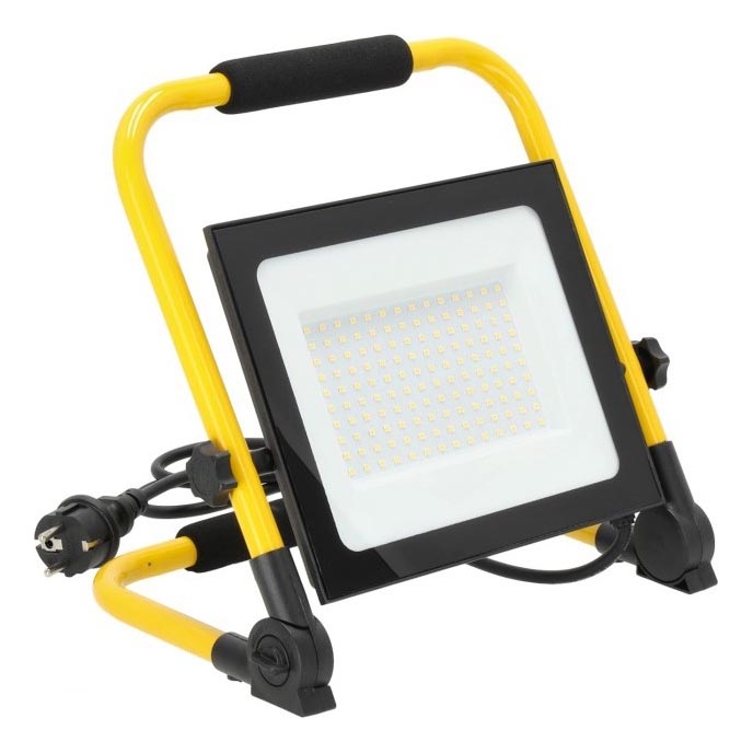 LED Naświetlacz TIGRA LED/100W/4000K IP54 czarny/żółty