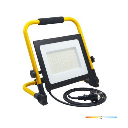 LED Naświetlacz TIGRA LED/100W/4000K IP54 czarny/żółty
