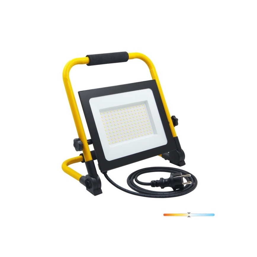 LED Naświetlacz TIGRA LED/100W/4000K IP54 czarny/żółty