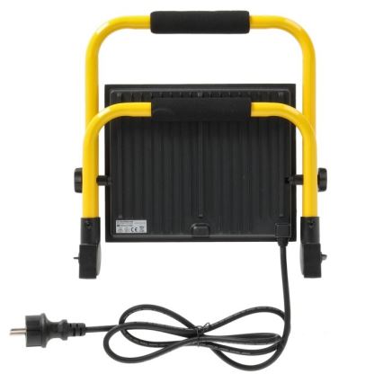 LED Naświetlacz TIGRA LED/100W/4000K IP54 czarny/żółty