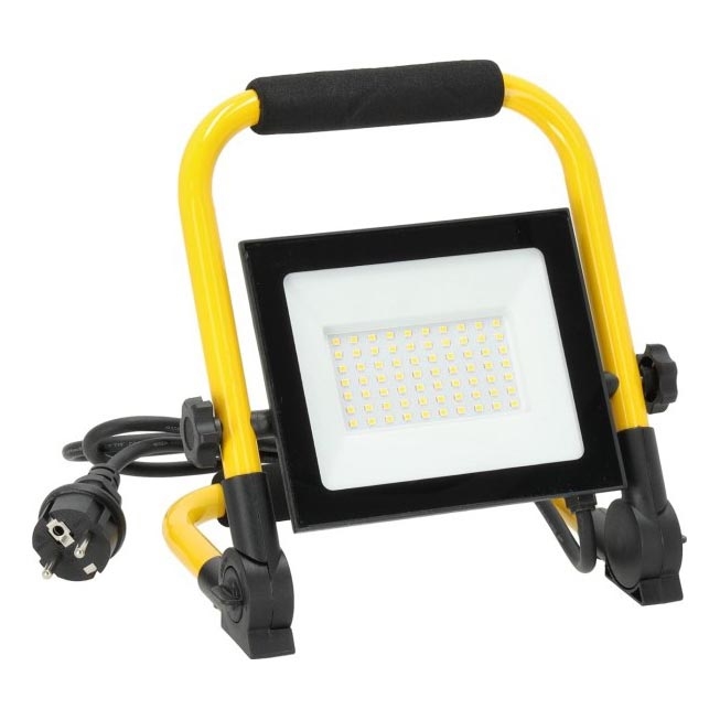 LED Naświetlacz TIGRA LED/50W/4000K IP54 czarny/żółty