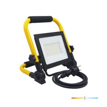 LED Naświetlacz TIGRA LED/50W/4000K IP54 czarny/żółty