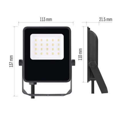 LED Naświetlacz VISIO LED/10W/230V 4000K IP65
