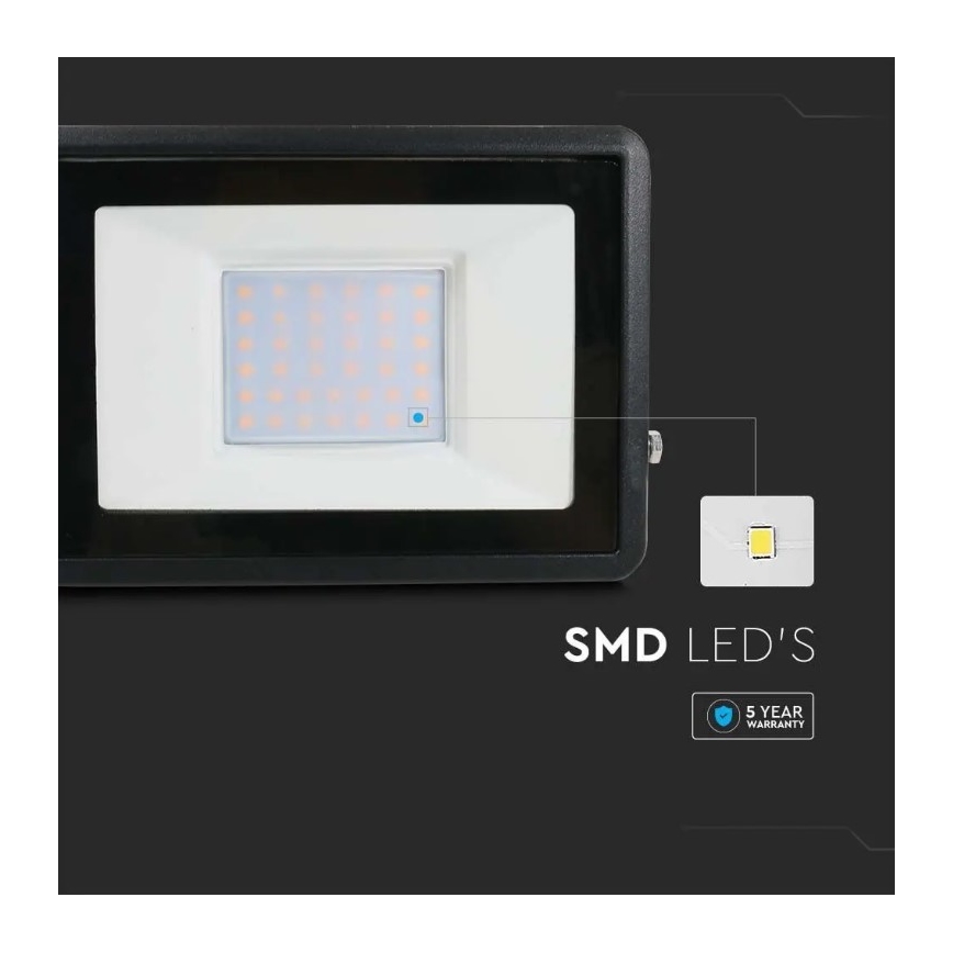 LED Naświetlacz z bezpośrednim podłączeniem SAMSUNG CHIP LED/30W/230V IP65 6500K